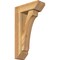 Ekena Millwork Legacy Slat Rough Sawn Bracket w/ Offset Brace, Western Red Cedar, 6"W x 16"D x 28"H BKT0604X16X28LEC06RWR - alternate 1